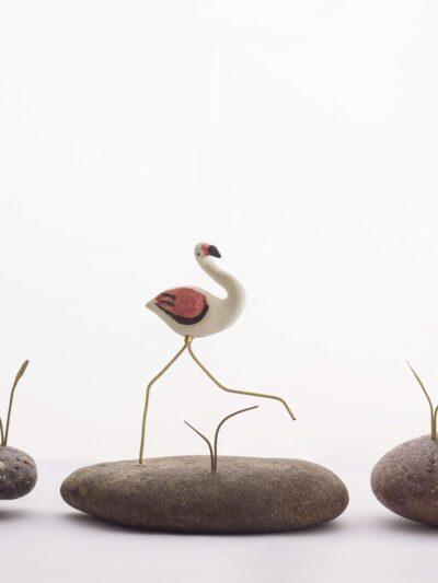 Pebble Decor – Flamingos