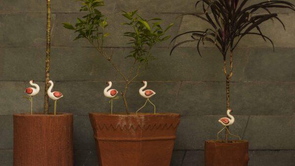 Flamingo Plant Poker (set of 3)