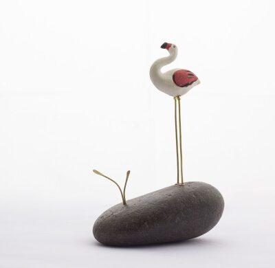 Pebble Decor – Flamingo (Standing)