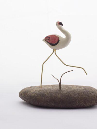 Pebble Decor – Flamingo (Walking)